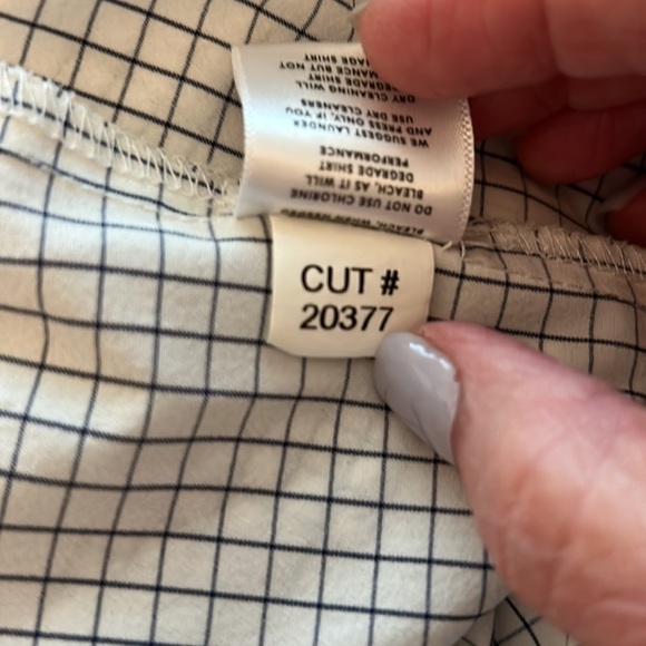 Mizzen + Main Leeward Performance Fabric Long Sleeve Shirt Medium Tall Trim Fit - Picture 8 of 10